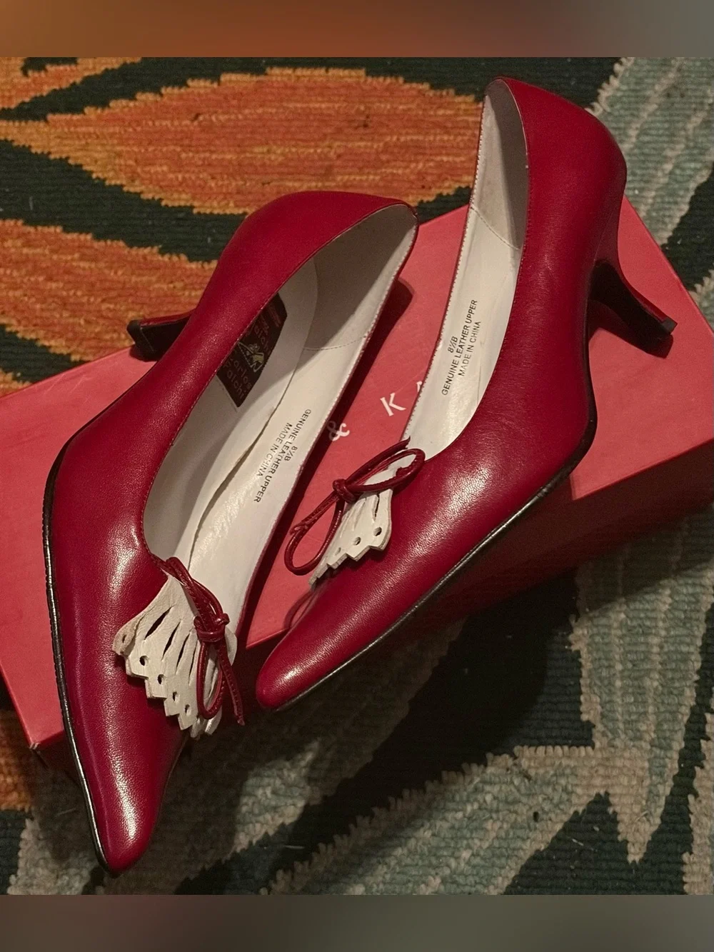 Carlos Falchi sophisticated red